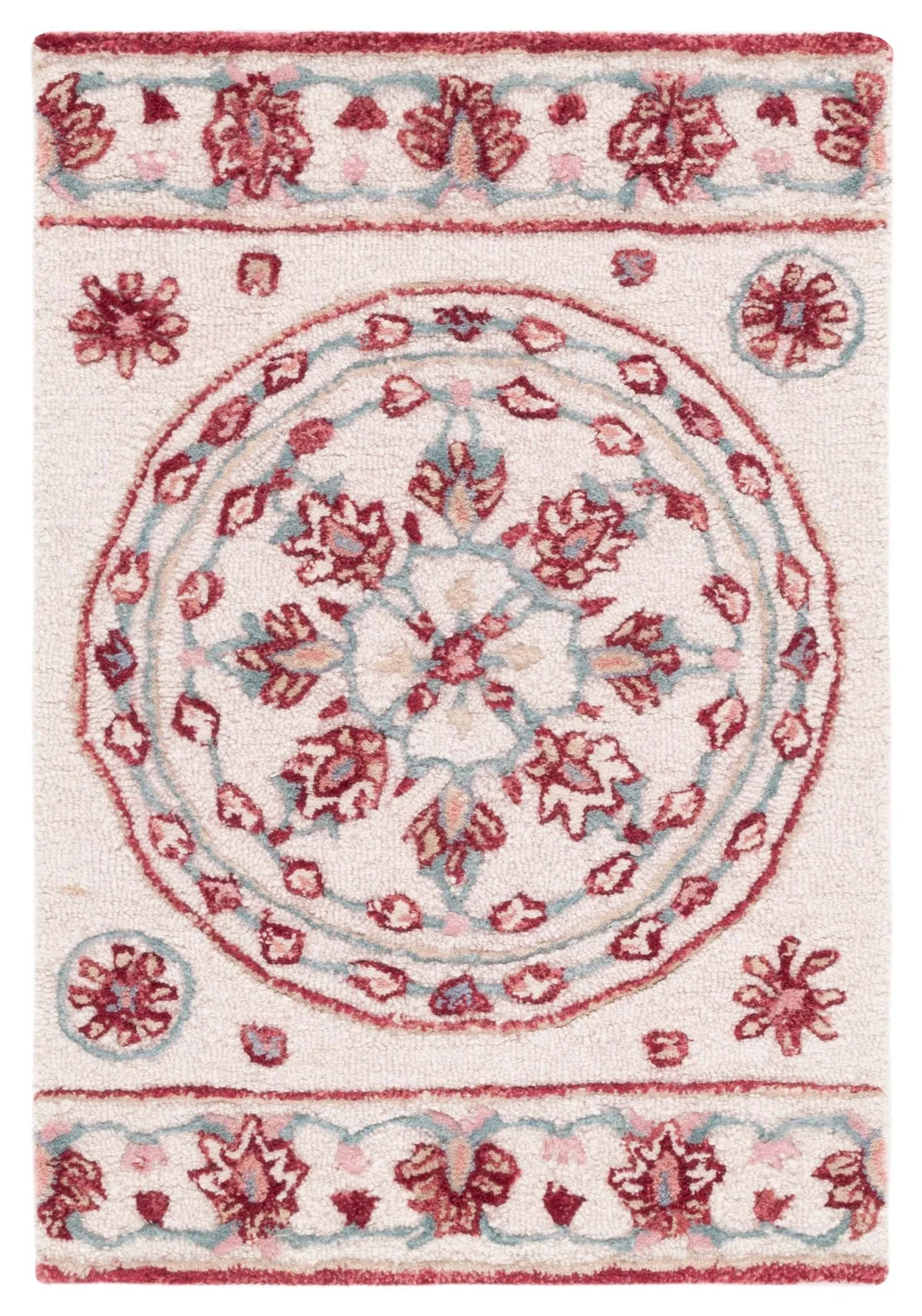 Safavieh Bellagio 2'-0" x 3'-0" Rug in Ivory / Red