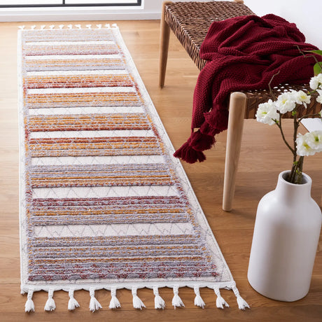 Safavieh Marrakesh 2'-2" x 8'-0" Rug in Grey / Multi