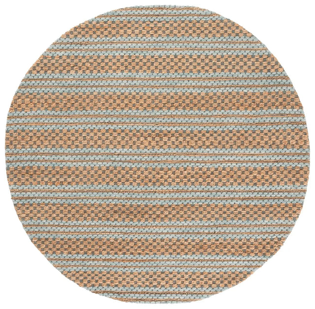 Safavieh Martha Stewart 6'-0" x 6'-0" Rug in Natural / Light Blue