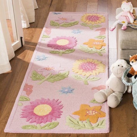 Safavieh Safavieh Kids 2'-3" x 7'-0" Rug in Pink / Pink