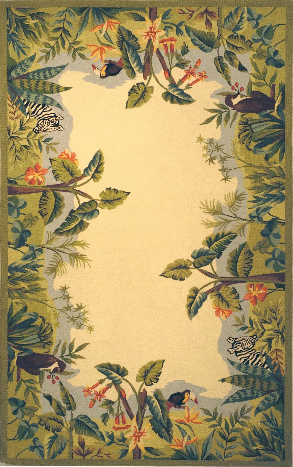 Safavieh Chelsea 3'-9" x 5'-9" Rug in Beige / Green