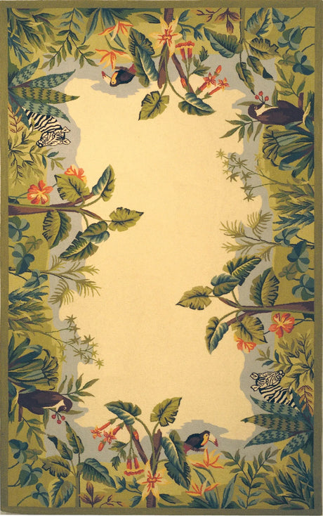 Safavieh Chelsea 3'-9" x 5'-9" Rug in Beige / Green