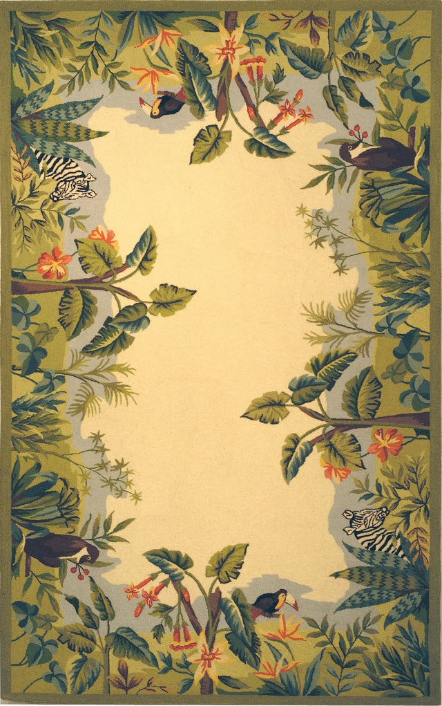 Safavieh Chelsea 3'-9" x 5'-9" Rug in Beige / Green