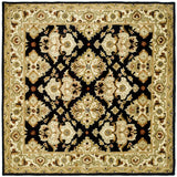 Safavieh Heritage 6'-0" x 6'-0" Rug in Black / Ivory