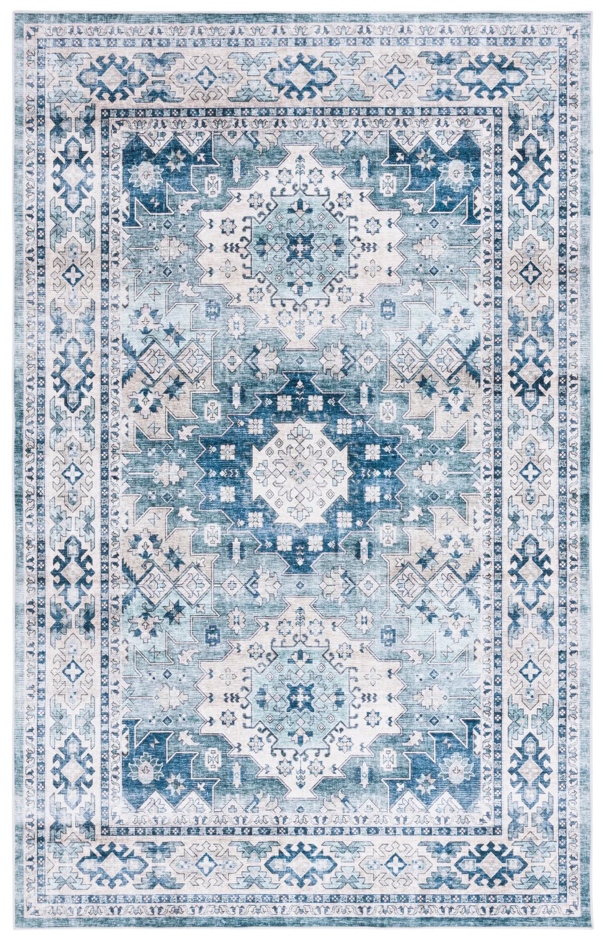 Safavieh Arizona 4'-0" x 6'-0" Rug in Sage / Aqua