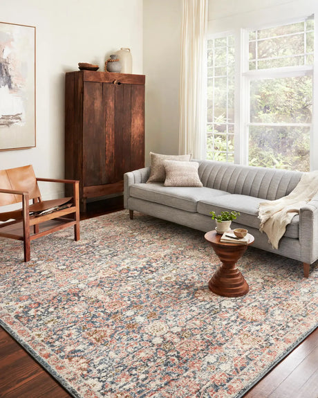 Loloi Saban Sab-03 Navy/Rust Rugs - room scene 2