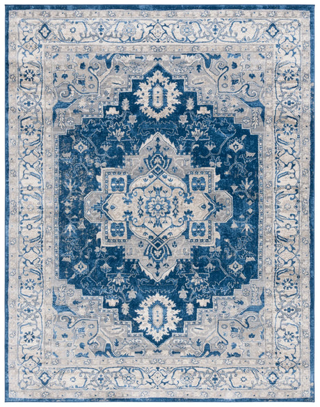 Safavieh Brentwood 10'-0" x 13'-0" Rug in Navy / Grey