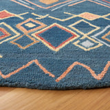 Safavieh Suzani 6'-0" x 6'-0" Rug in Dark Blue / Multi