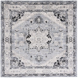 Safavieh Brentwood 6'-7" x 6'-7" Rug in Silver / Black