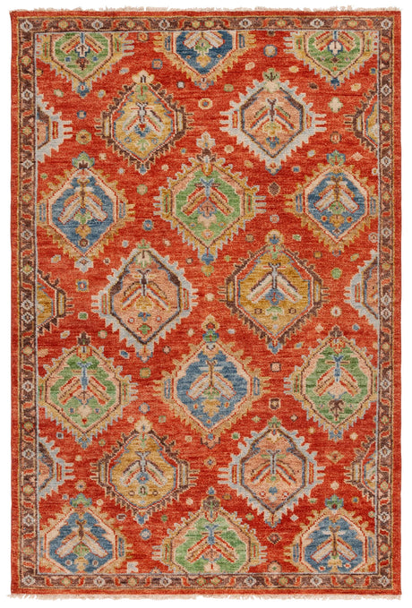 Safavieh Samarkand 6'-0" x 9'-0" Rug in Rust / Brown
