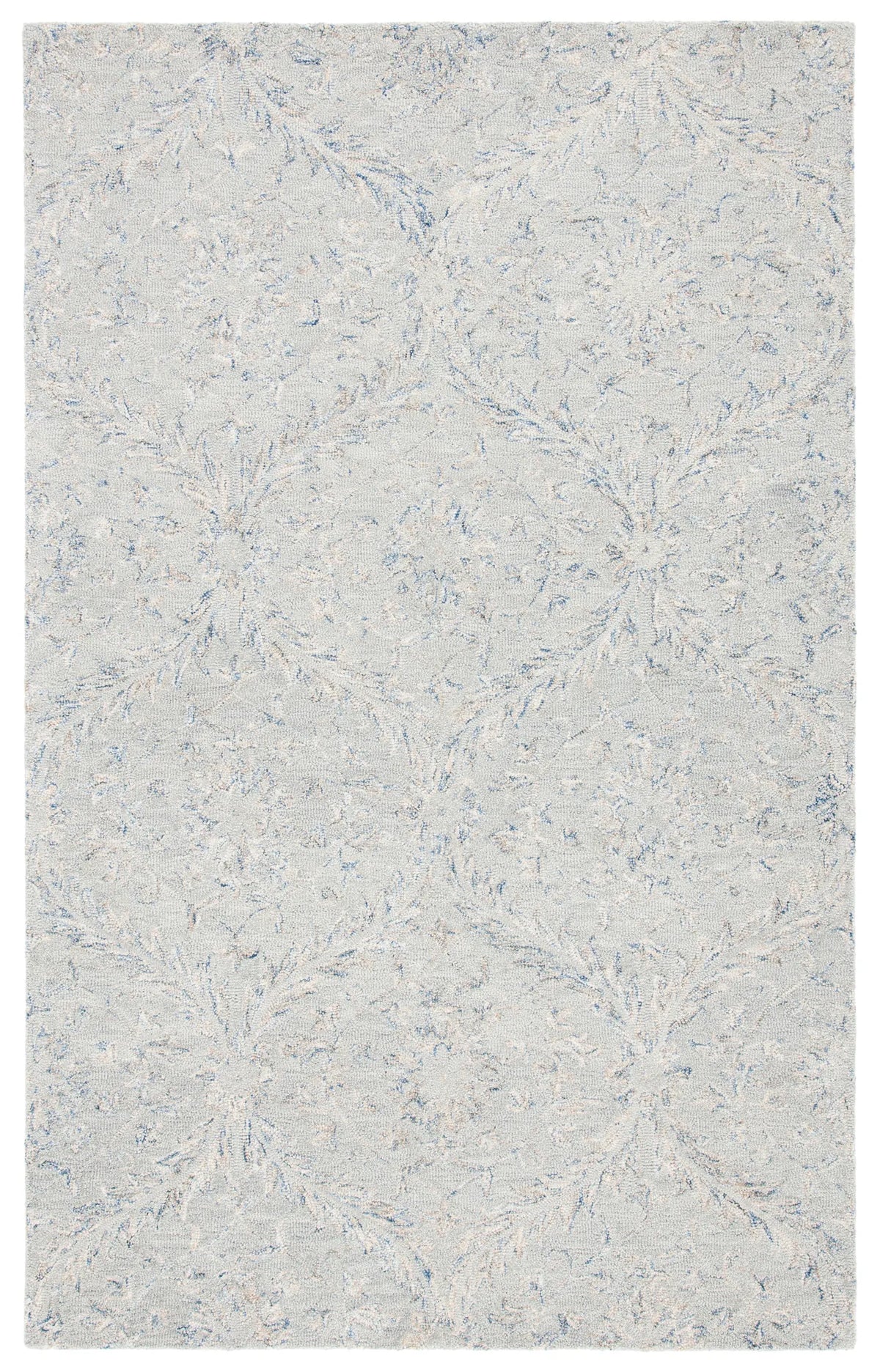 Safavieh Micro-Loop 4'-0" x 6'-0" Rug in Grey / Blue