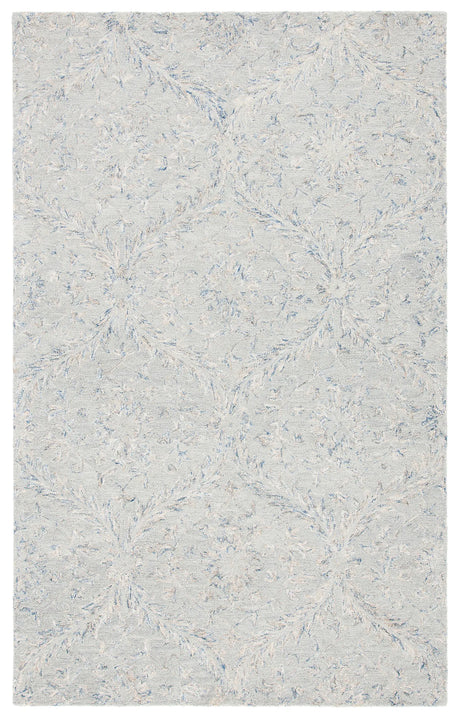 Safavieh Micro-Loop 4'-0" x 6'-0" Rug in Grey / Blue