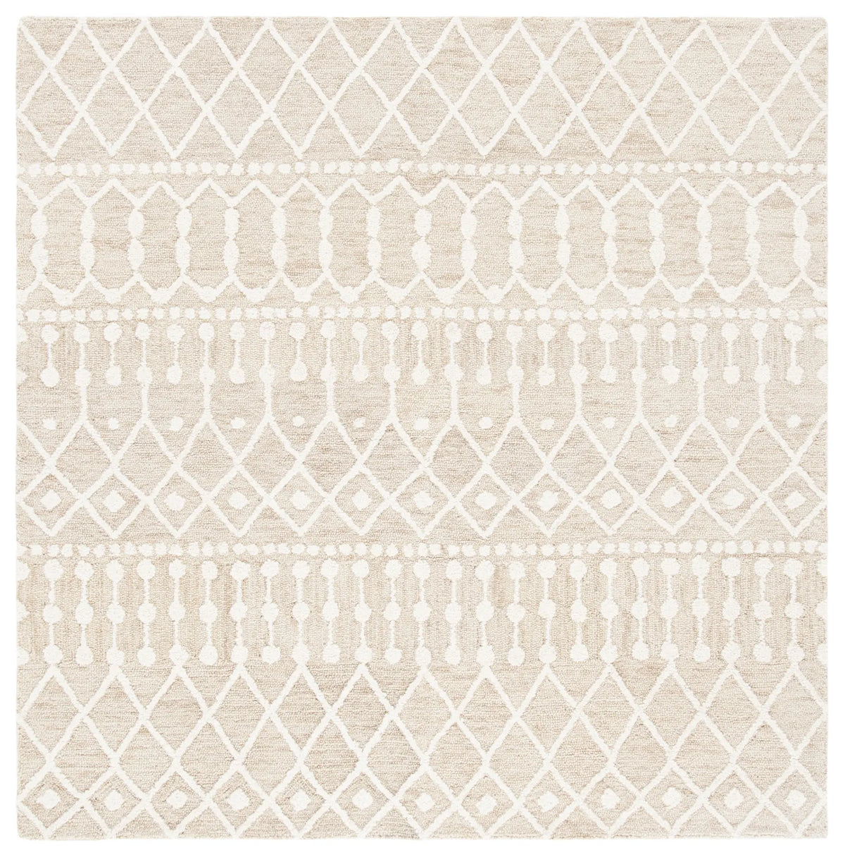 Safavieh Blossom 6'-0" x 6'-0" Rug in Beige / Ivory