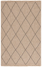 Safavieh Retreat 4'-0" x 6'-0" Rug in Natural / Black