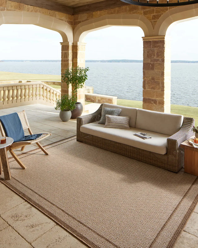 Loloi Merrick Mer-05 Chestnut/Oatmeal Rug - room scene 3