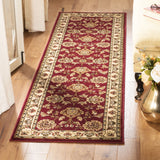 Safavieh Lyndhurst 2'-3" x 10'-0" Rug in Red / Ivory
