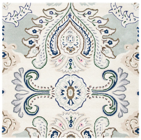 Safavieh Bella 5'-0" x 5'-0" Rug in Ivory / Blue