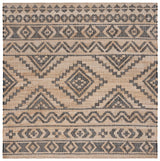 Safavieh Kilim 7'-0" x 7'-0" Rug in Natural / Charcoal