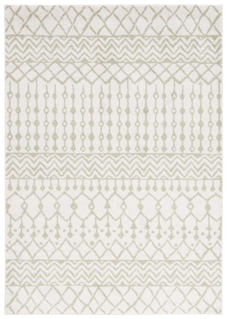 Safavieh Tulum 4'-0" x 6'-0" Rug in Ivory / Sage