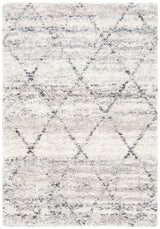 Safavieh Fontana Shag  800 4'-0" x 6'-0" Rug in Grey / Ivory