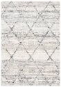 Safavieh Fontana Shag  800 4'-0" x 6'-0" Rug in Grey / Ivory