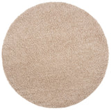 Safavieh Sga-Athens Shag 6'-7" x 6'-7" Rug in Beige