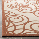 Safavieh Martha Stewart 4'-0" x 5'-7" Rug in Cayenne