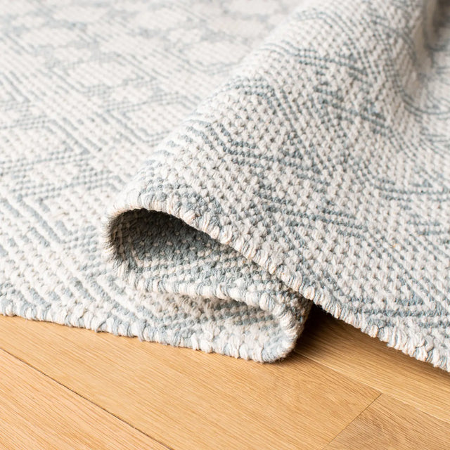 Safavieh Klc-Cotton Kilim 5'-0" x 8'-0" Rug in Grey / Ivory