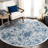 Safavieh Martha Stewart 28 6'-7" x 6'-7" Rug in Cream / Blue