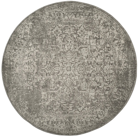 Safavieh Evoke 5'-3" x 5'-3" Rug in Silver / Ivory