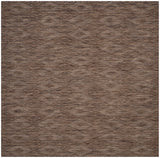 Safavieh Courtyard 6'-7" x 6'-7" Rug in Brown / Brown