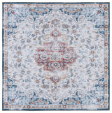 Safavieh Tucson 6'-0" x 6'-0" Rug in Grey / Rust