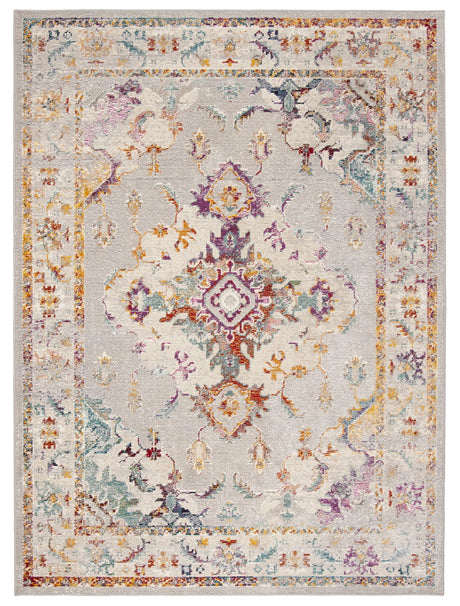 Safavieh Crystal 4'-0" x 6'-0" Rug in Grey / Cream