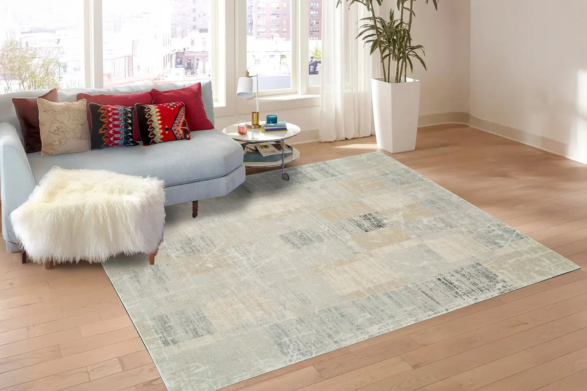 Dynamic Rugs Annalise 7610 Grey/Beige/Charcoal Rug - Room