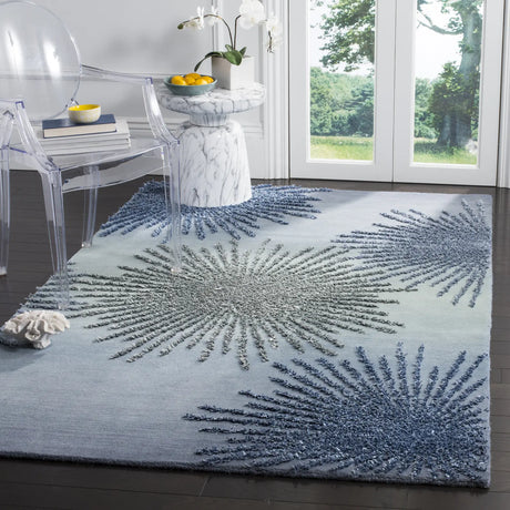 Safavieh Soho 5'-0" x 8'-0" Rug in Denim