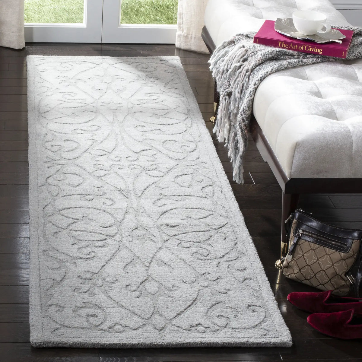 Safavieh Impressions 2'-3" x 12'-0" Rug in Grey