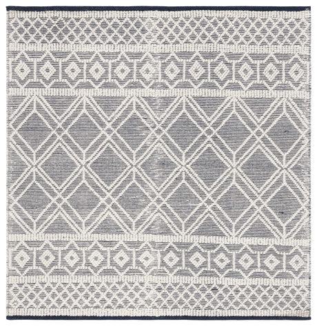Safavieh Natura 6'-0" x 6'-0" Rug in Ivory / Navy