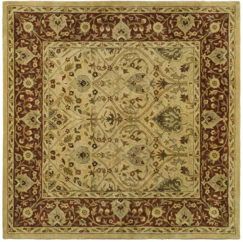 Safavieh Persian Legend 6'-0" x 6'-0" Rug in Ivory / Rust