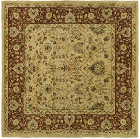 Safavieh Persian Legend 6'-0" x 6'-0" Rug in Ivory / Rust