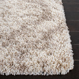 Safavieh Hudson Shag 4'-0" x 6'-0" Rug in Multi Ivory / Beige