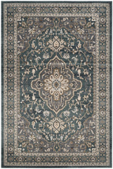 Safavieh Lyndhurst 10'-0" x 14'-0" Rug in Teal / Grey