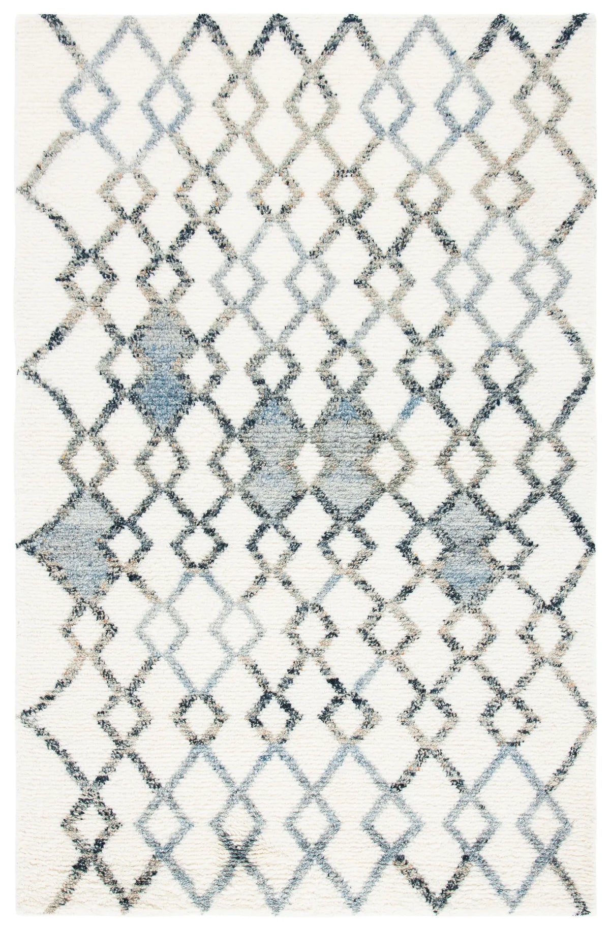 Safavieh Casablanca 4'-0" x 6'-0" Rug in Ivory / Grey