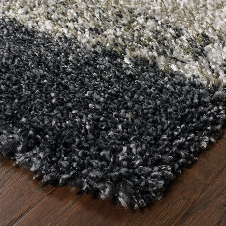 Oriental Weavers Sphinx Henderson 531Z1 Grey / Charcoal Rugs - corner detail