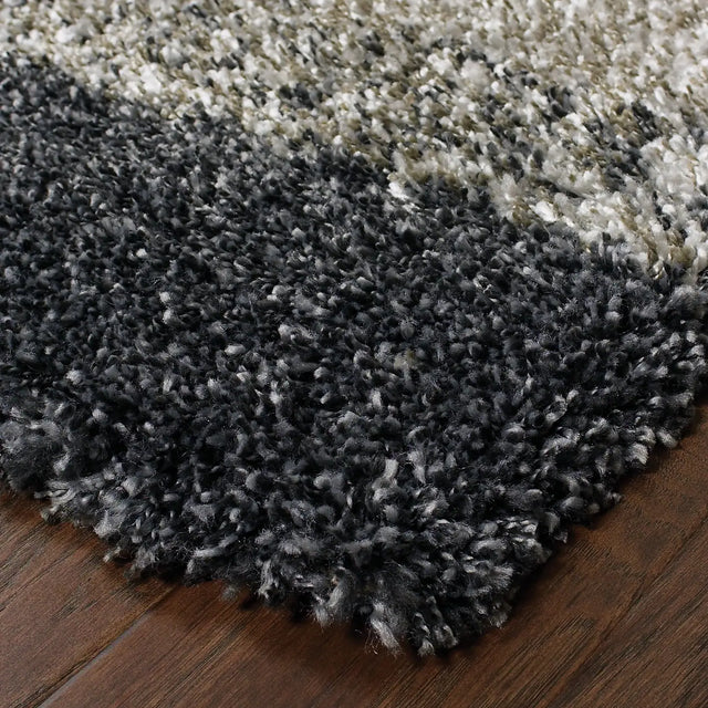 Oriental Weavers Sphinx Henderson 531Z1 Grey / Charcoal Rugs - corner detail