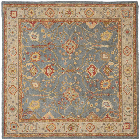 Safavieh Antiquity 6'-0" x 6'-0" Rug in Blue / Ivory