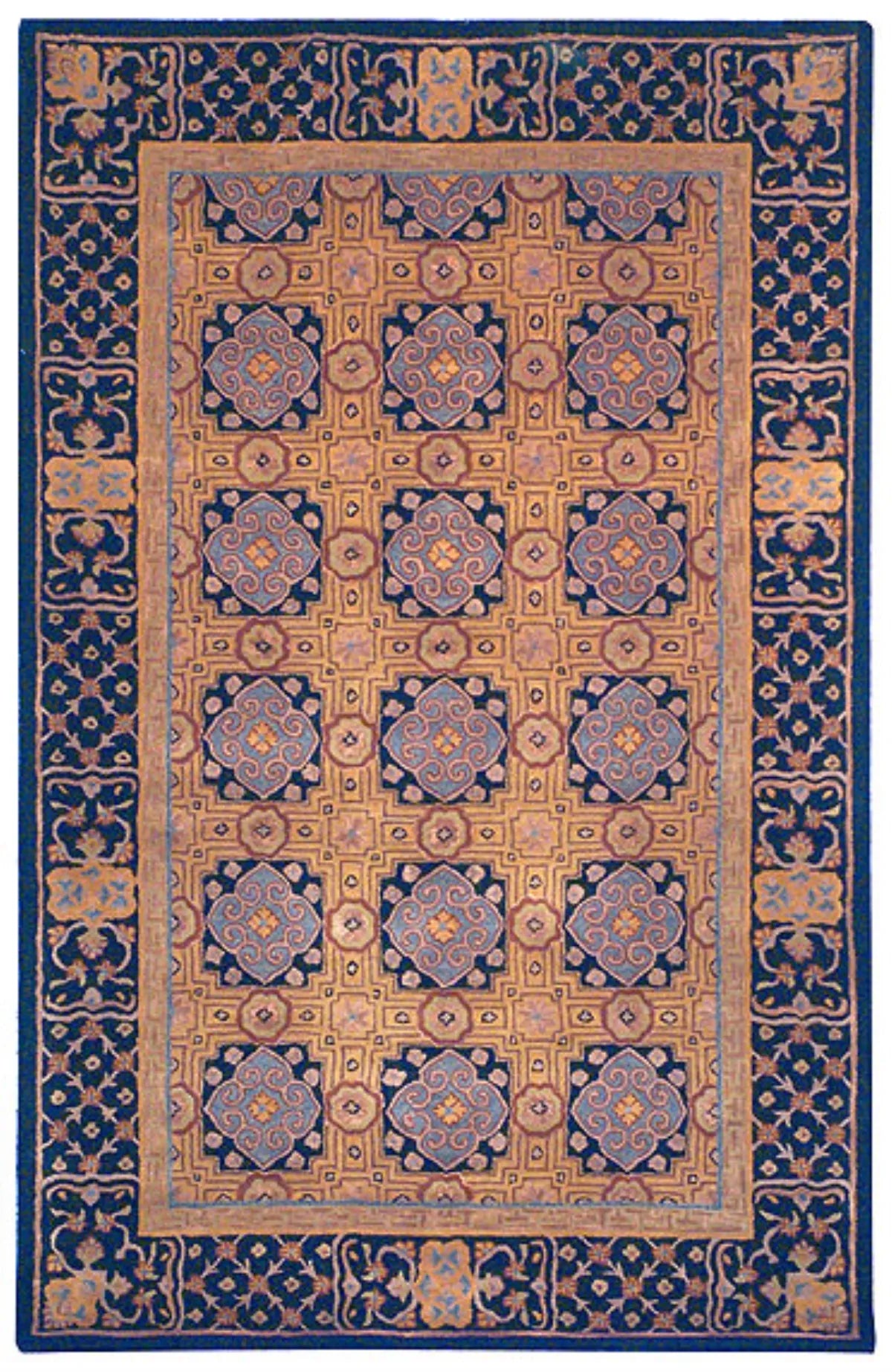 Safavieh Classic 8'-3" x 11'-0" Rug in Gold / Black