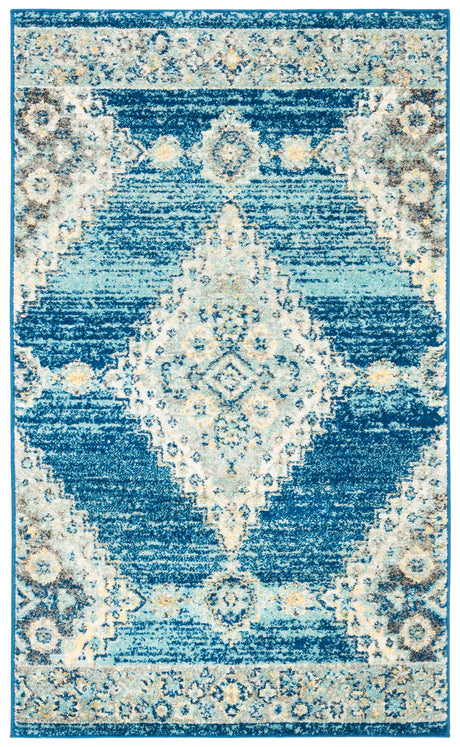 Safavieh Madison 3'-0" x 5'-0" Rug in Navy / Creme