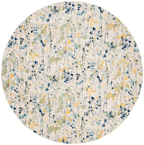 Safavieh Evoke 6'-7" x 6'-7" Rug in Ivory / Yellow