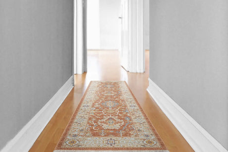 Dynamic Rugs Juno 6885 Power Loomed Traditional Rust/Ivory/Multi Rug - Room