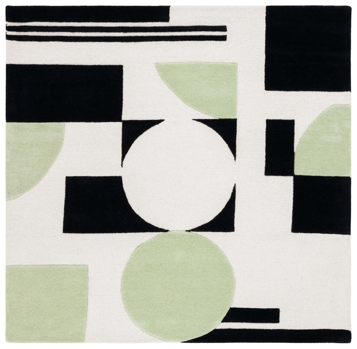 Safavieh Rodeo Drive 6'-0" x 6'-0" Rug in Green / Black